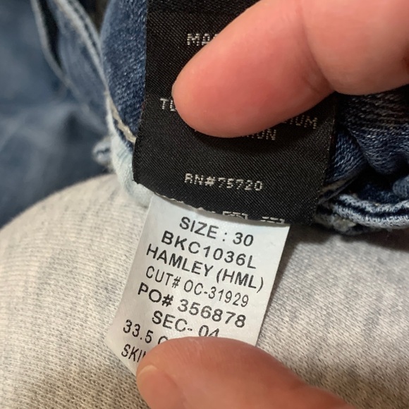 BKE Women's Skinny Jeans in Blue - Picture 5 of 5